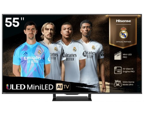 TELEVISOR 55"" MINILED UHD 4K QUANTUM DOT 165Hz 55U7Q PRO SMART TV HISENSE (Espera 4 dias)